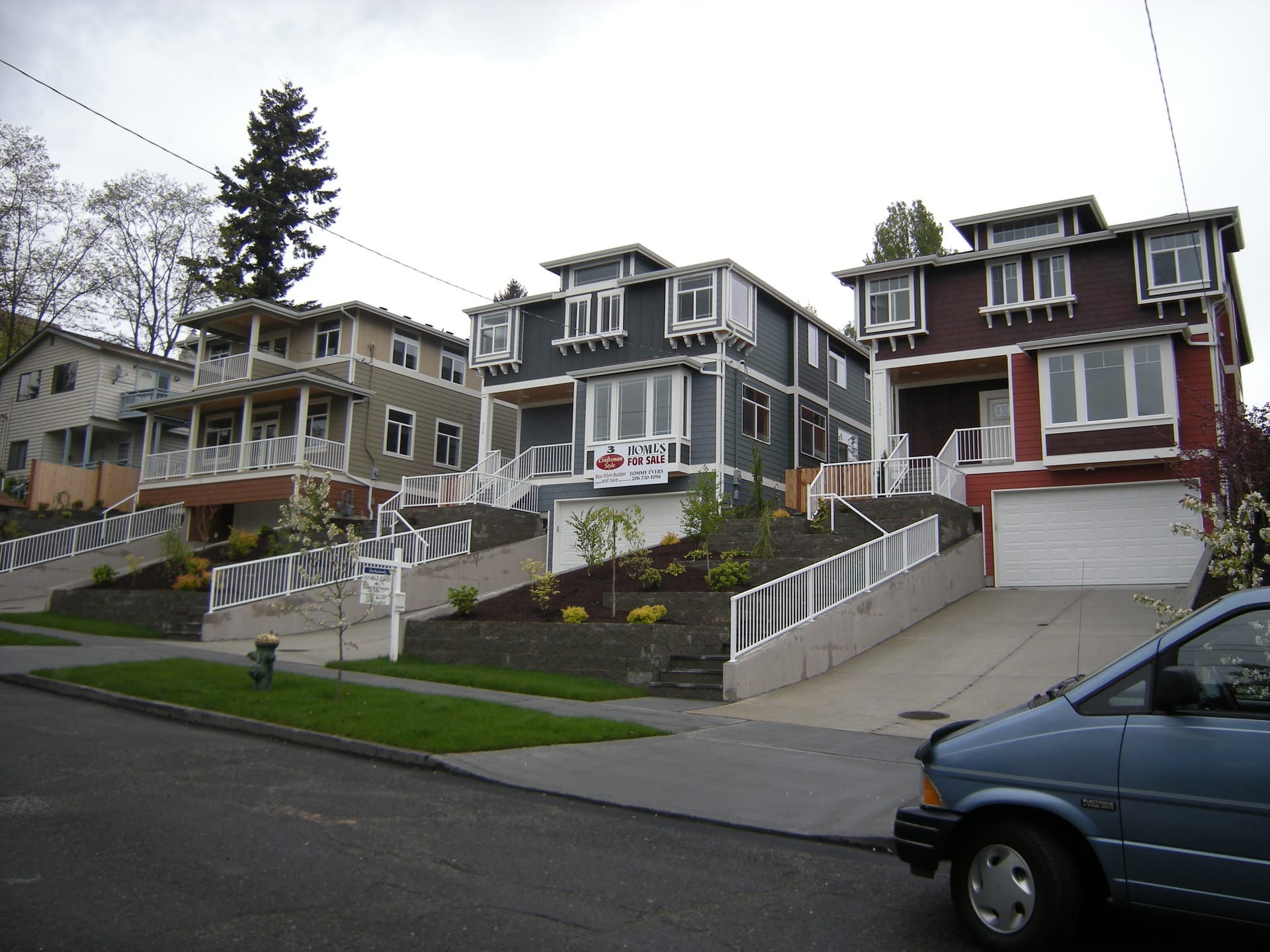 Craftsman-style houses in Seattle